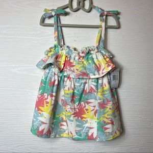 Jessica Simpson Layered Leaves sundress 4T